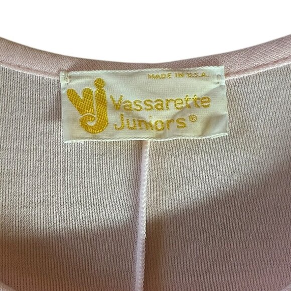 NOS Vintage Vassarette Juniors Pink Penguin Playing Piano Nightgown – Size Large - Picture 4 of 6